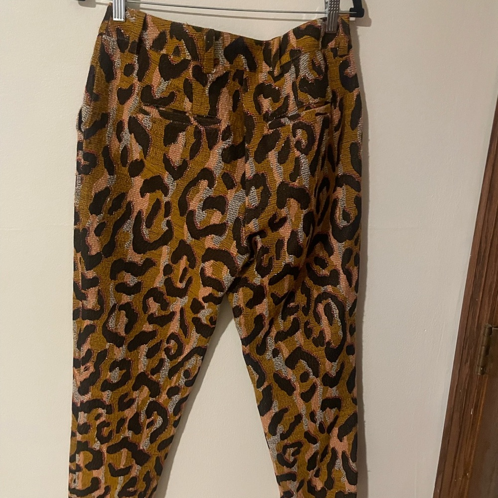Anthropologie Cheetah Pants - Picture 3 of 6